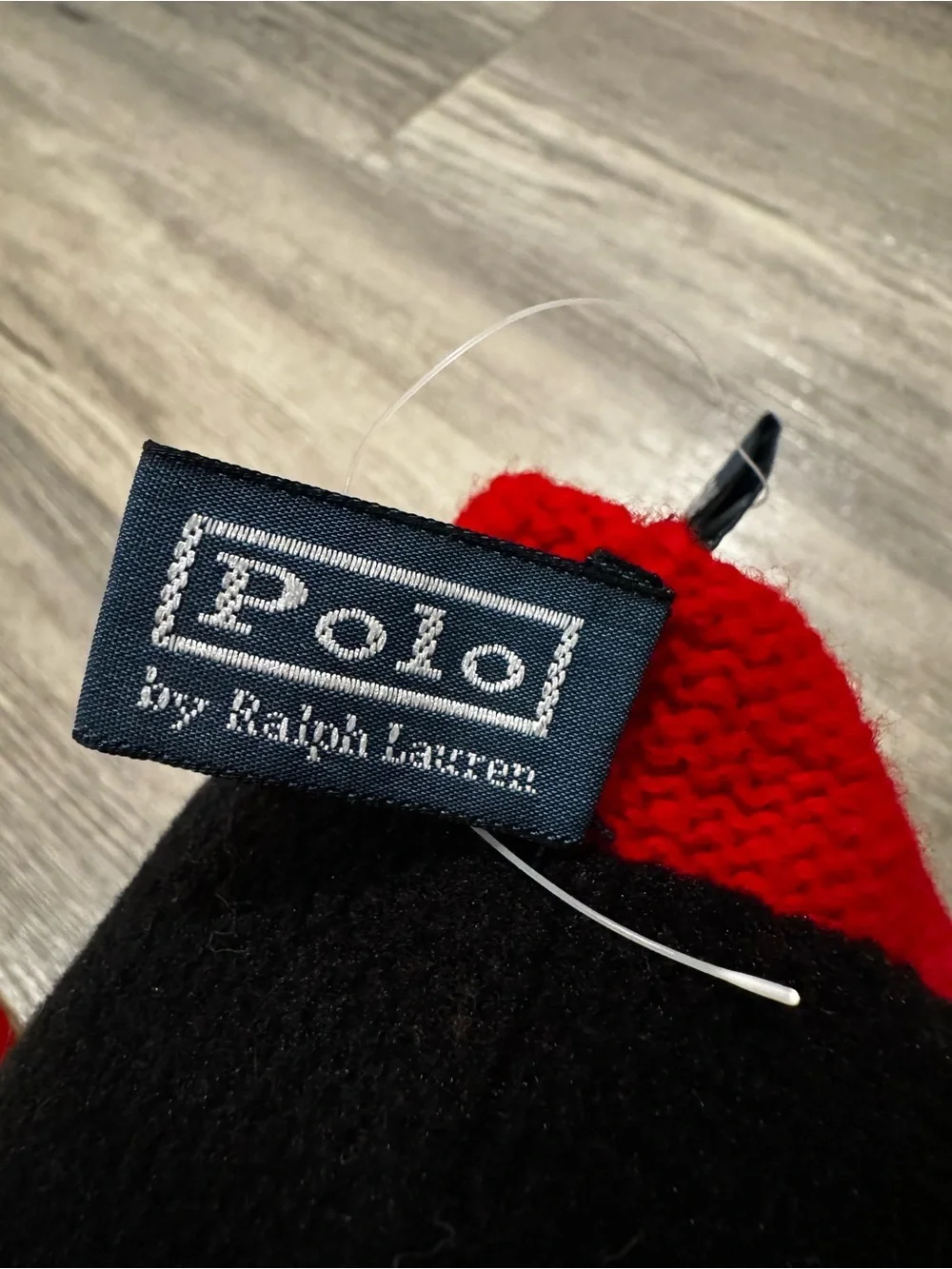Polo Ralph Lauren Rare 2013 Vintage Tassel Ski Hat Red 100% Lambs Wool